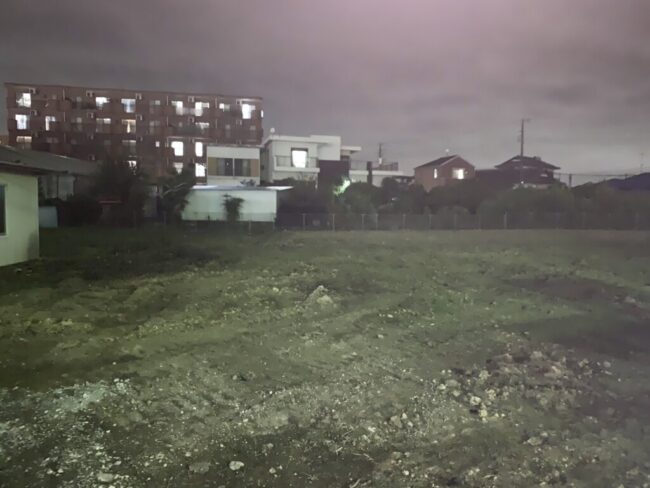 夜の現地写真